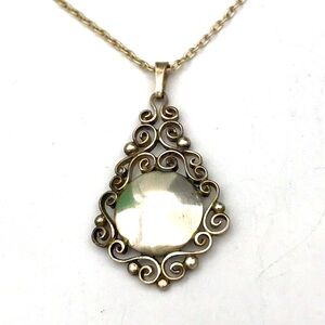dPV Sterling Silver Victorian Style Necklace